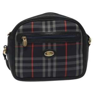 Burberry Leather Shoulder Bag Navy